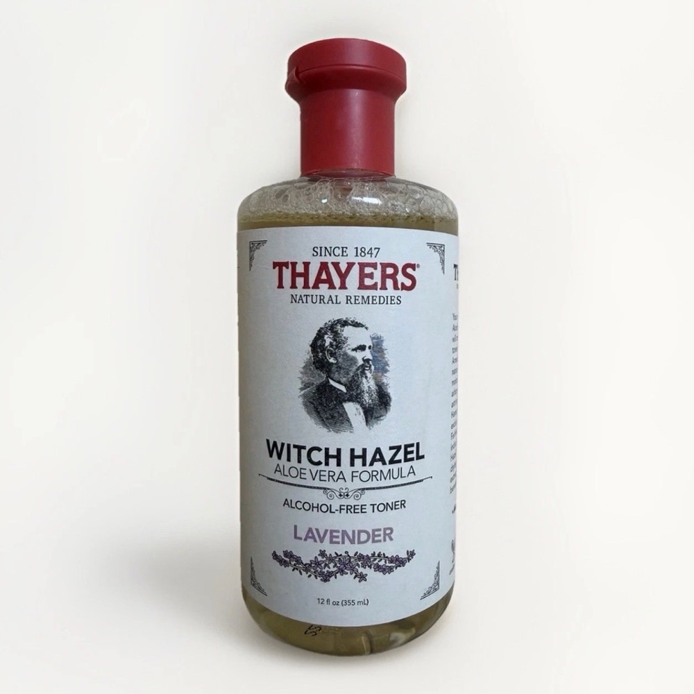 Thayers Witch Hazel Alcohol-Free Toner LAVENDER Aloe Vera Formula - 12 oz